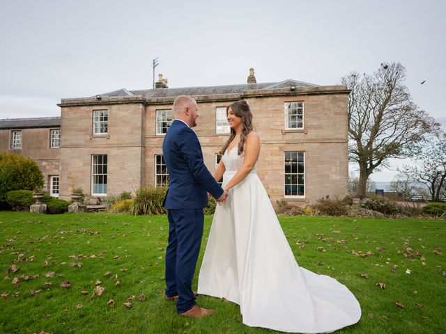 Nathan and Rachael&apos;s Wedding in Marshall Meadows, Northumberland 4