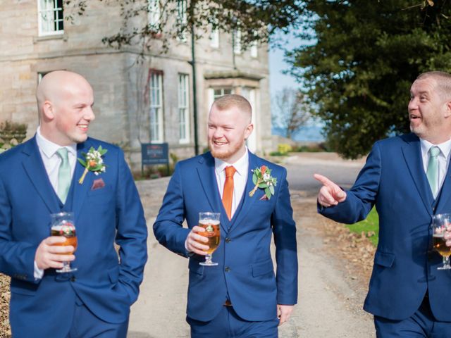 Nathan and Rachael&apos;s Wedding in Marshall Meadows, Northumberland 12
