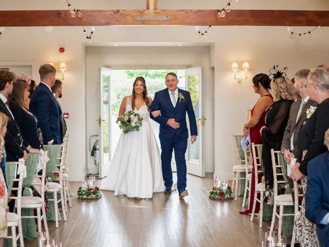 Nathan and Rachael&apos;s Wedding in Marshall Meadows, Northumberland 27
