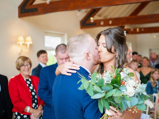 Nathan and Rachael&apos;s Wedding in Marshall Meadows, Northumberland 29