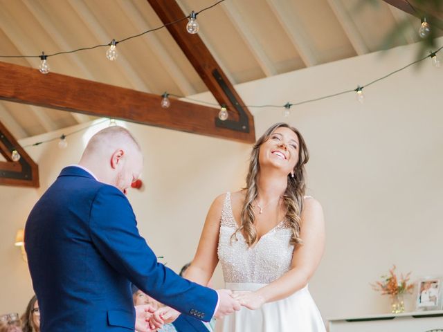 Nathan and Rachael&apos;s Wedding in Marshall Meadows, Northumberland 32