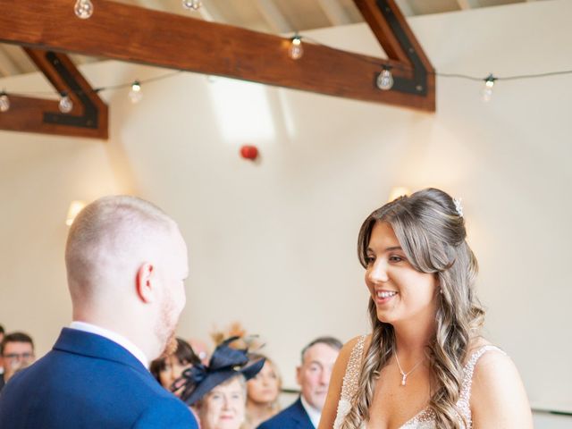 Nathan and Rachael&apos;s Wedding in Marshall Meadows, Northumberland 39