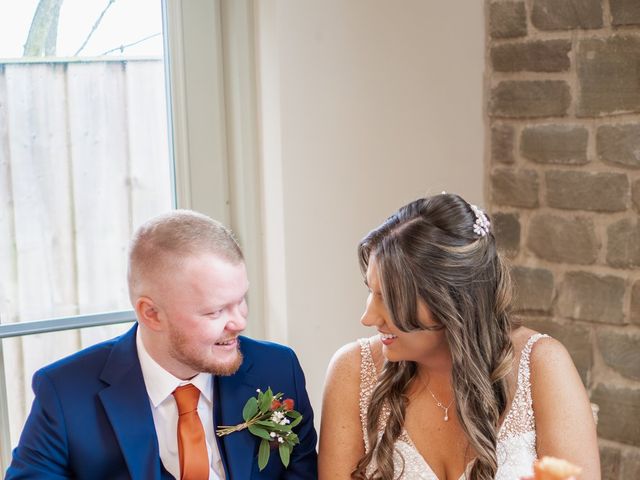 Nathan and Rachael&apos;s Wedding in Marshall Meadows, Northumberland 44