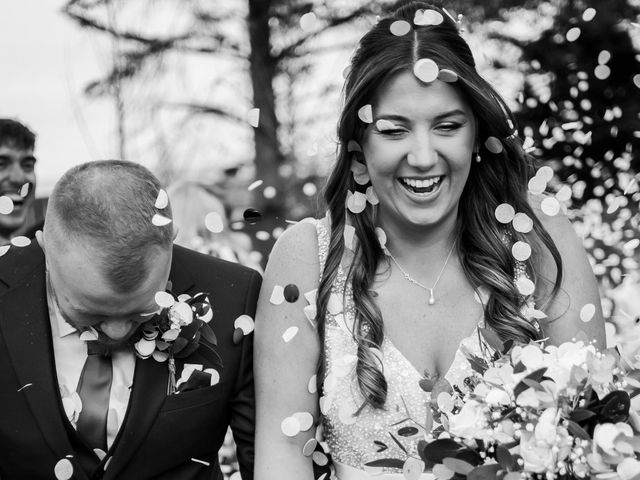 Nathan and Rachael&apos;s Wedding in Marshall Meadows, Northumberland 49