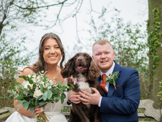 Nathan and Rachael&apos;s Wedding in Marshall Meadows, Northumberland 51
