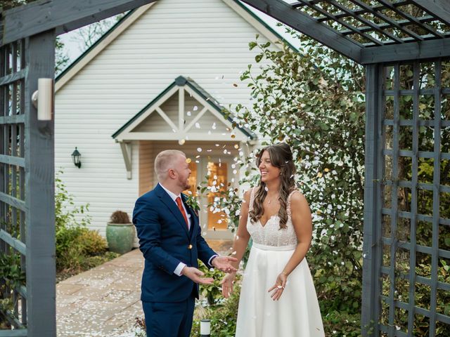 Nathan and Rachael&apos;s Wedding in Marshall Meadows, Northumberland 64
