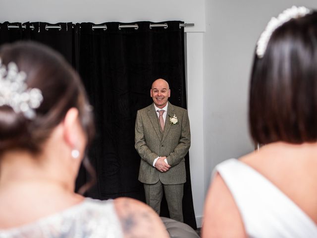 Sarah and Sarah's Wedding in Meltham, West Yorkshire 1