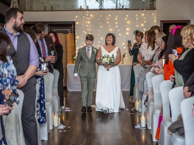 Sarah and Sarah's Wedding in Meltham, West Yorkshire 4