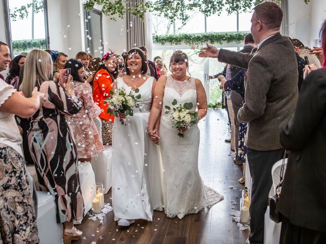 Sarah and Sarah's Wedding in Meltham, West Yorkshire 9