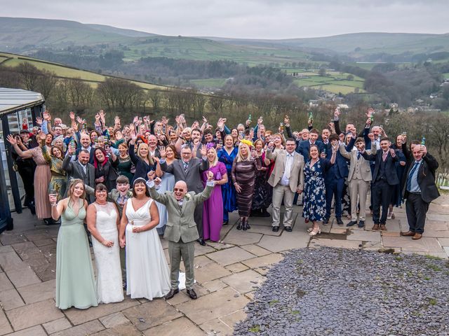 Sarah and Sarah's Wedding in Meltham, West Yorkshire 10