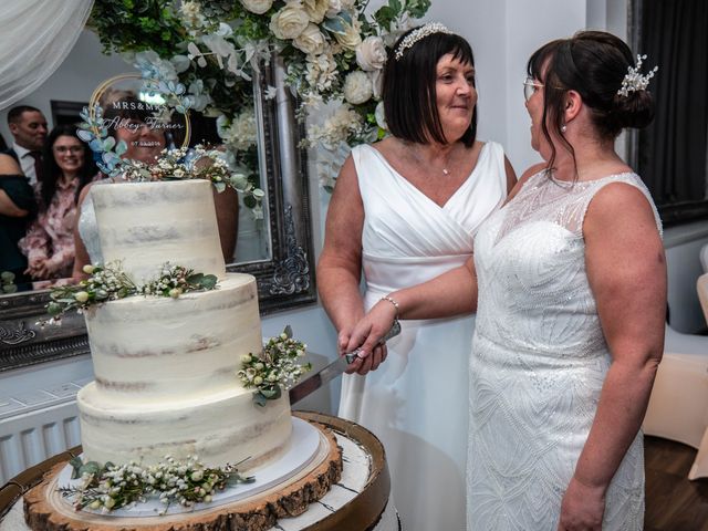 Sarah and Sarah's Wedding in Meltham, West Yorkshire 17