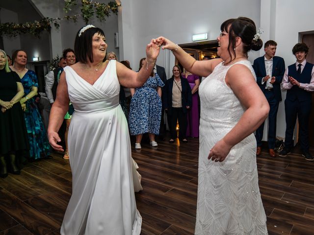 Sarah and Sarah's Wedding in Meltham, West Yorkshire 18