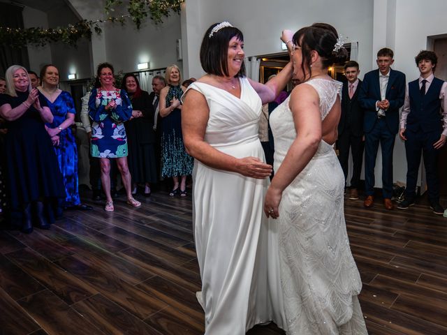 Sarah and Sarah's Wedding in Meltham, West Yorkshire 19