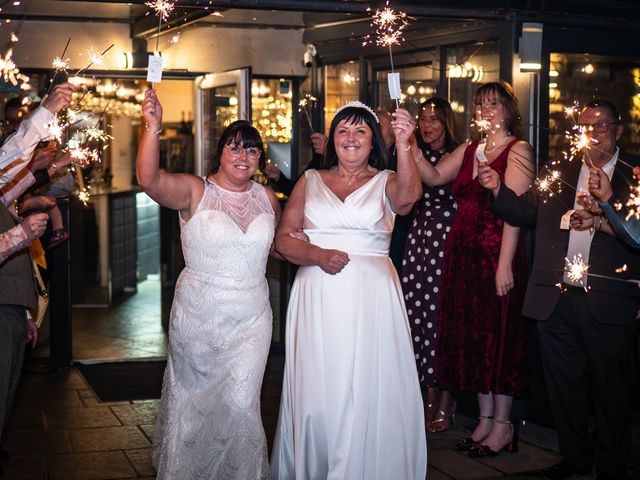 Sarah and Sarah's Wedding in Meltham, West Yorkshire 20
