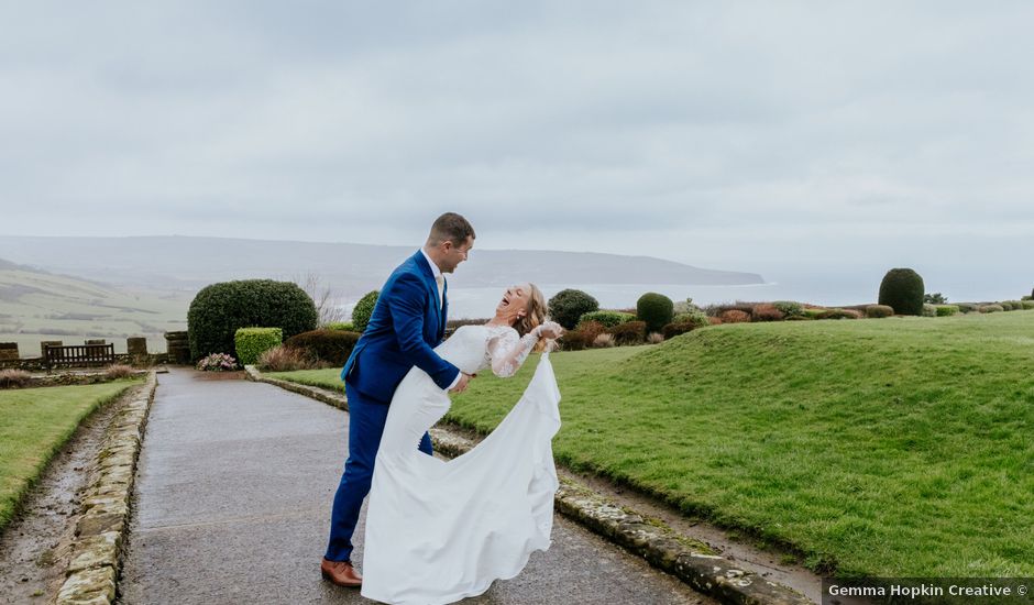 Gareth and Sian's Wedding in Ravenscar, North Yorkshire