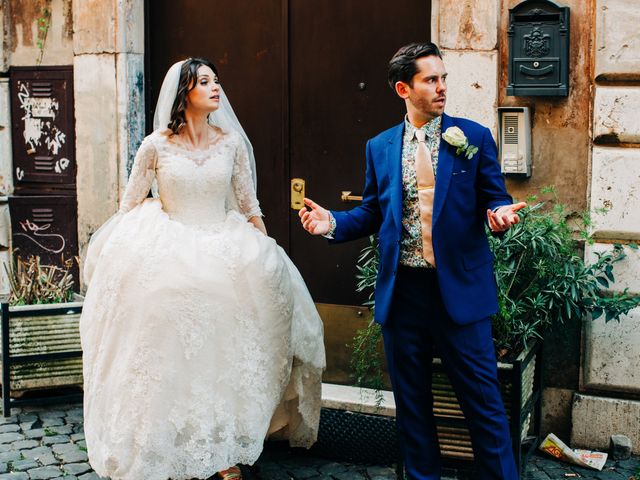 Emerald and James's Wedding in Rome, Rome 15