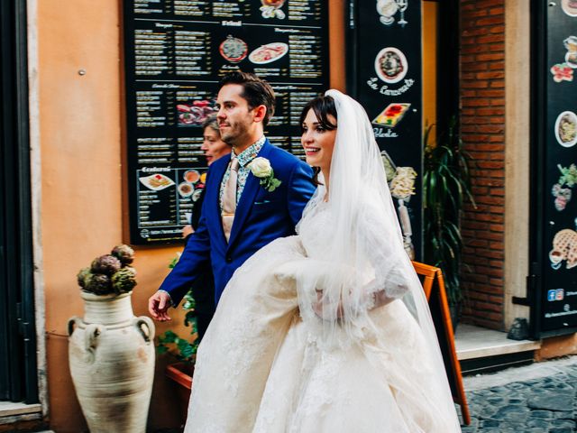 Emerald and James's Wedding in Rome, Rome 20