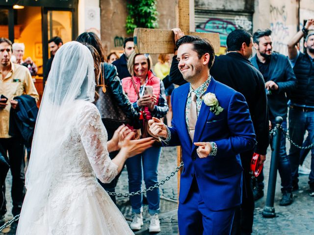 Emerald and James's Wedding in Rome, Rome 24