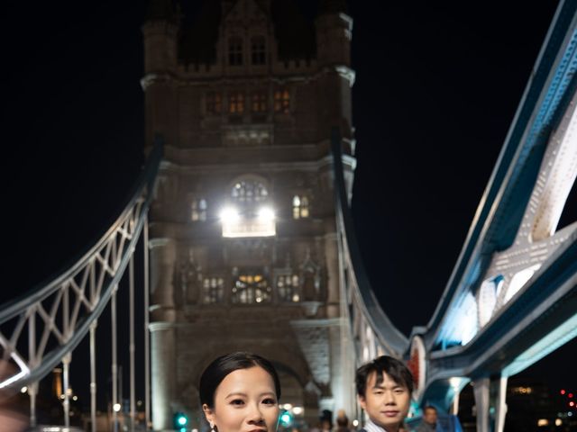 Mrs Wang and Mr Wang's Wedding in London Bridge, East Central London 2
