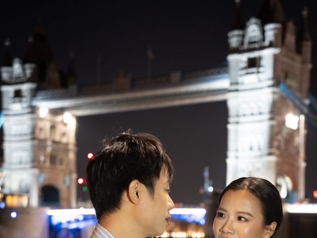 Mrs Wang and Mr Wang's Wedding in London Bridge, East Central London 38