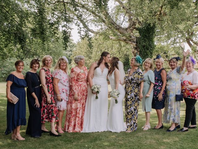 Liv and Kat&apos;s Wedding in Tetbury, Gloucestershire 39