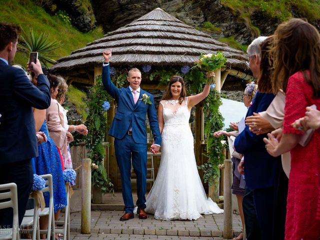 Kim and Karl's Wedding in Ilfracombe, Devon 18
