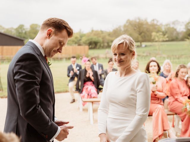 Alex and Alex&apos;s Wedding in Silchester, Hampshire 28