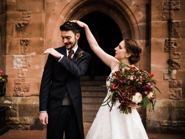 Callum and Helen&apos;s Wedding in Peckforton, Cheshire 40