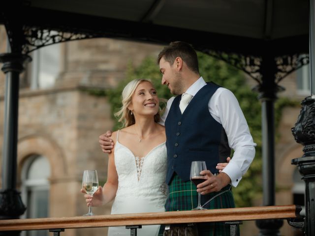 Robbie and Lauren's Wedding in Biggar, Central &amp; Glasgow 37