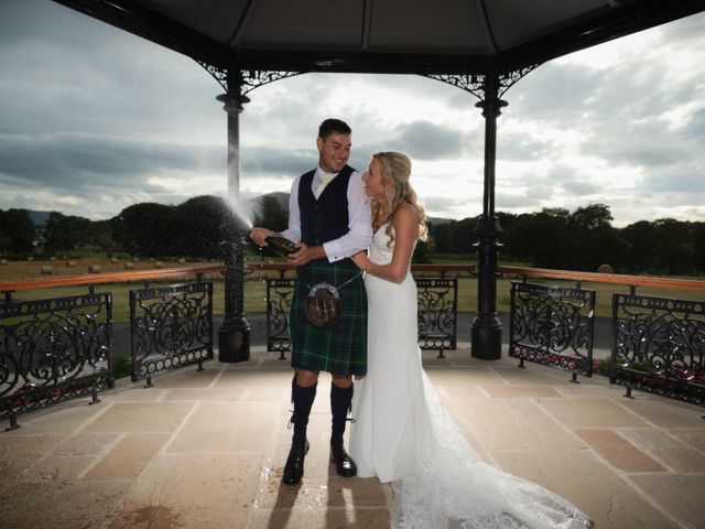 Robbie and Lauren's Wedding in Biggar, Central &amp; Glasgow 43