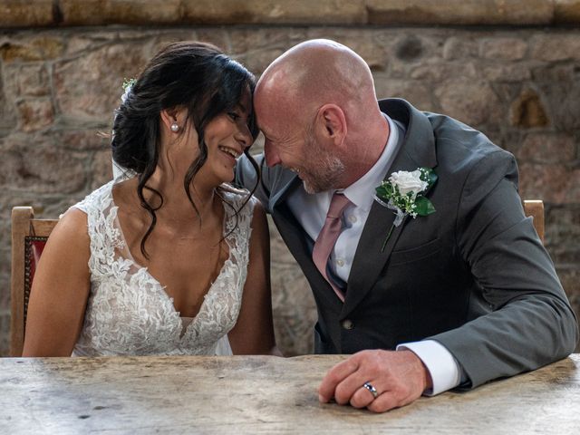 Andy and Kim's Wedding in Rothley, Leicestershire 7