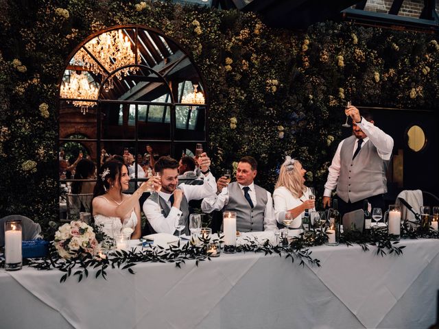 Jamie and Eppie's Wedding in Lympne, Kent 35