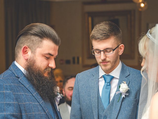 Kyle and Laura&apos;s Wedding in Walsall, West Midlands 29