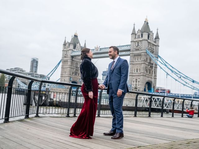 Katy and Mike's Wedding in London - East, East London 24