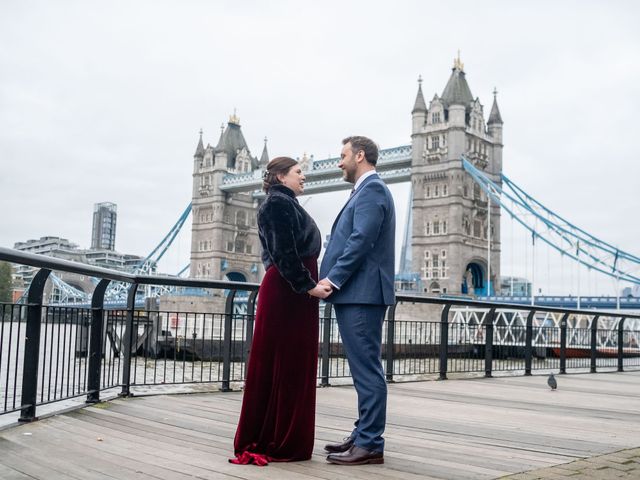 Katy and Mike's Wedding in London - East, East London 27