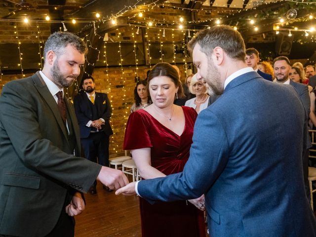 Katy and Mike's Wedding in London - East, East London 144