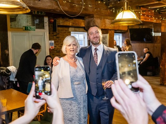 Katy and Mike's Wedding in London - East, East London 205