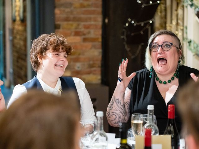 Katy and Mike's Wedding in London - East, East London 245