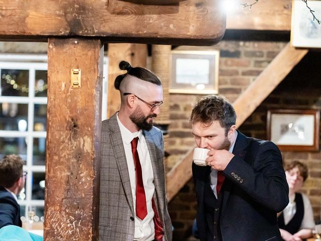 Katy and Mike's Wedding in London - East, East London 347