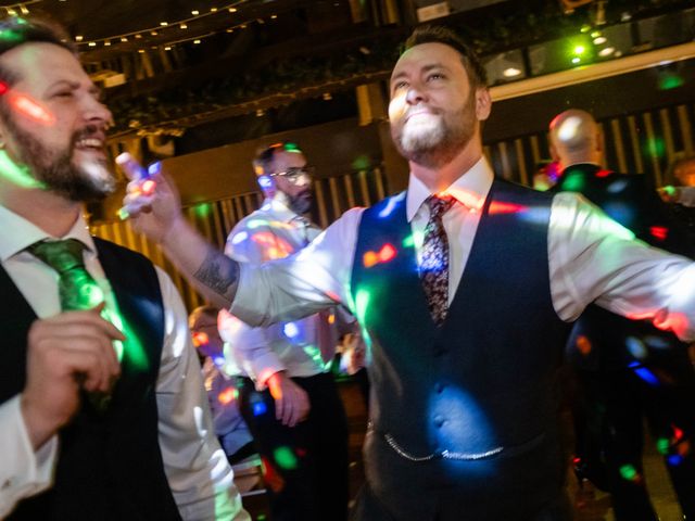 Katy and Mike's Wedding in London - East, East London 374