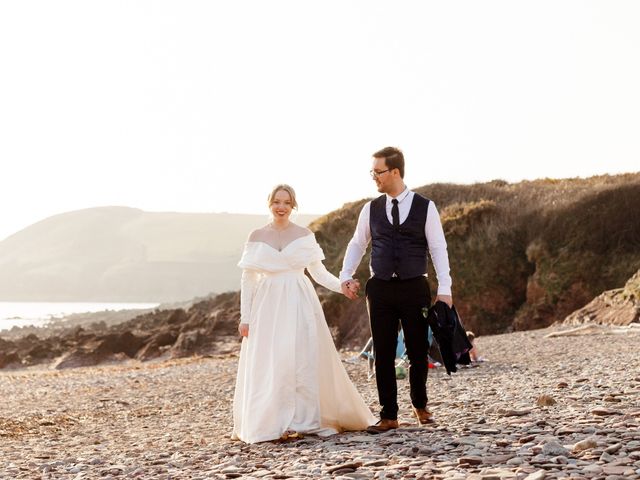 Robin and Erin&apos;s Wedding in Tenby, Pembrokeshire 109