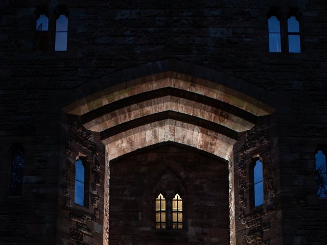 Brian and Carolyn's Wedding in Peckforton, Cheshire 21
