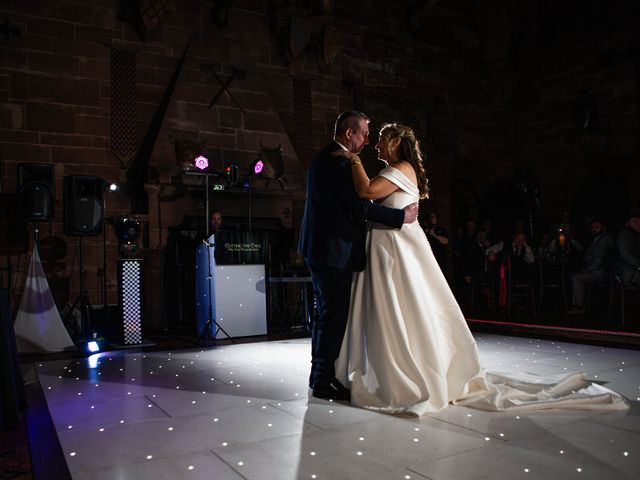 Brian and Carolyn's Wedding in Peckforton, Cheshire 28