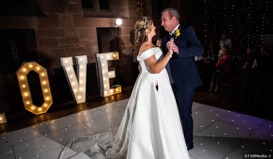 Brian and Carolyn's Wedding in Peckforton, Cheshire