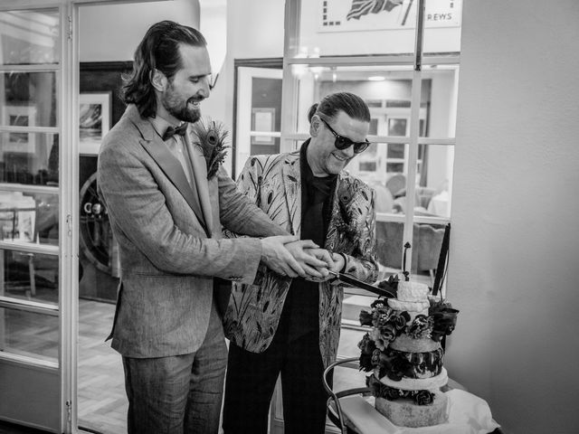 John and Owain's Wedding in Bigbury On Sea, Devon 10