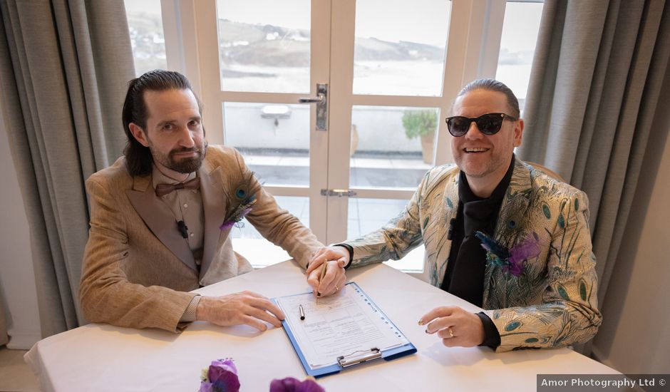 John and Owain's Wedding in Bigbury On Sea, Devon