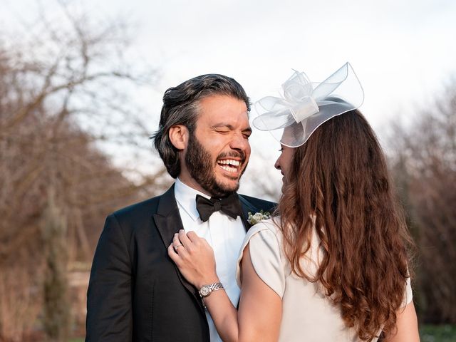 George and Francesca's Wedding in Marylebone, West Central London 5