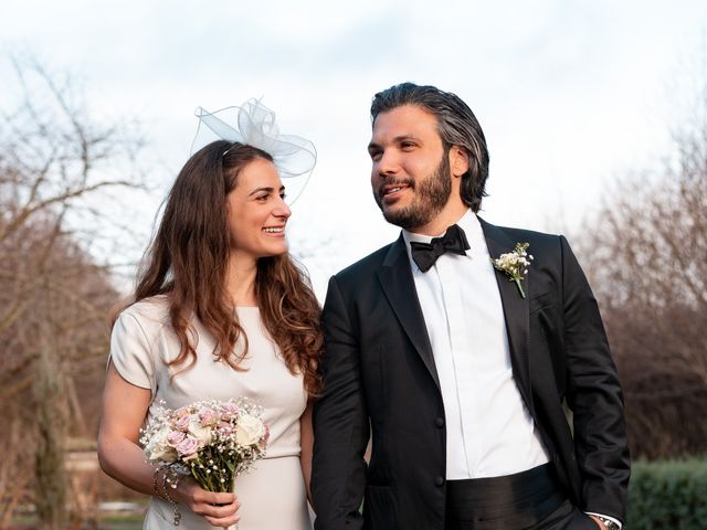 George and Francesca's Wedding in Marylebone, West Central London 8