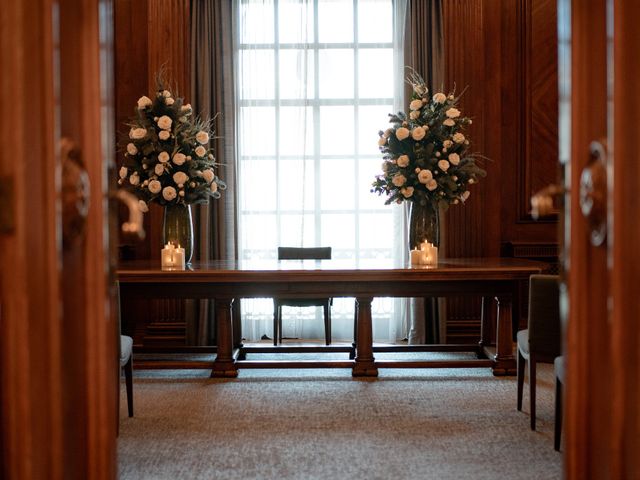 George and Francesca's Wedding in Marylebone, West Central London 9
