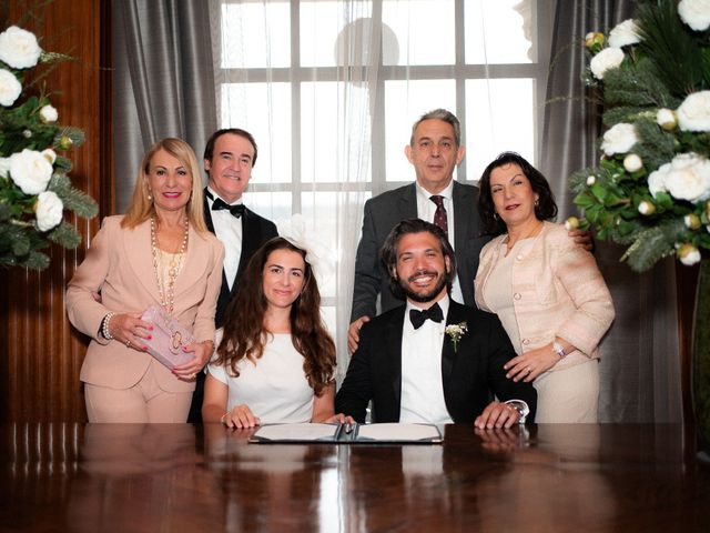 George and Francesca's Wedding in Marylebone, West Central London 13